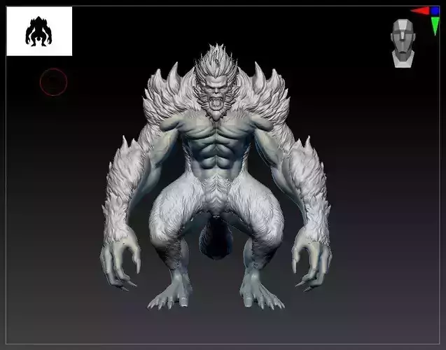 monkey variation Rage beast animal east ancient