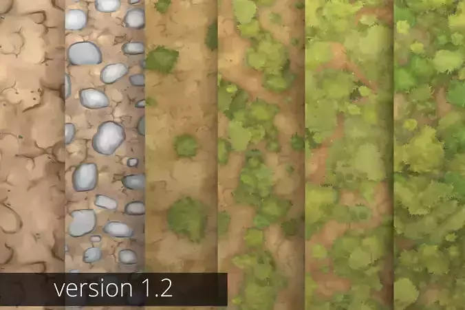 Ground Texture Hand Painted