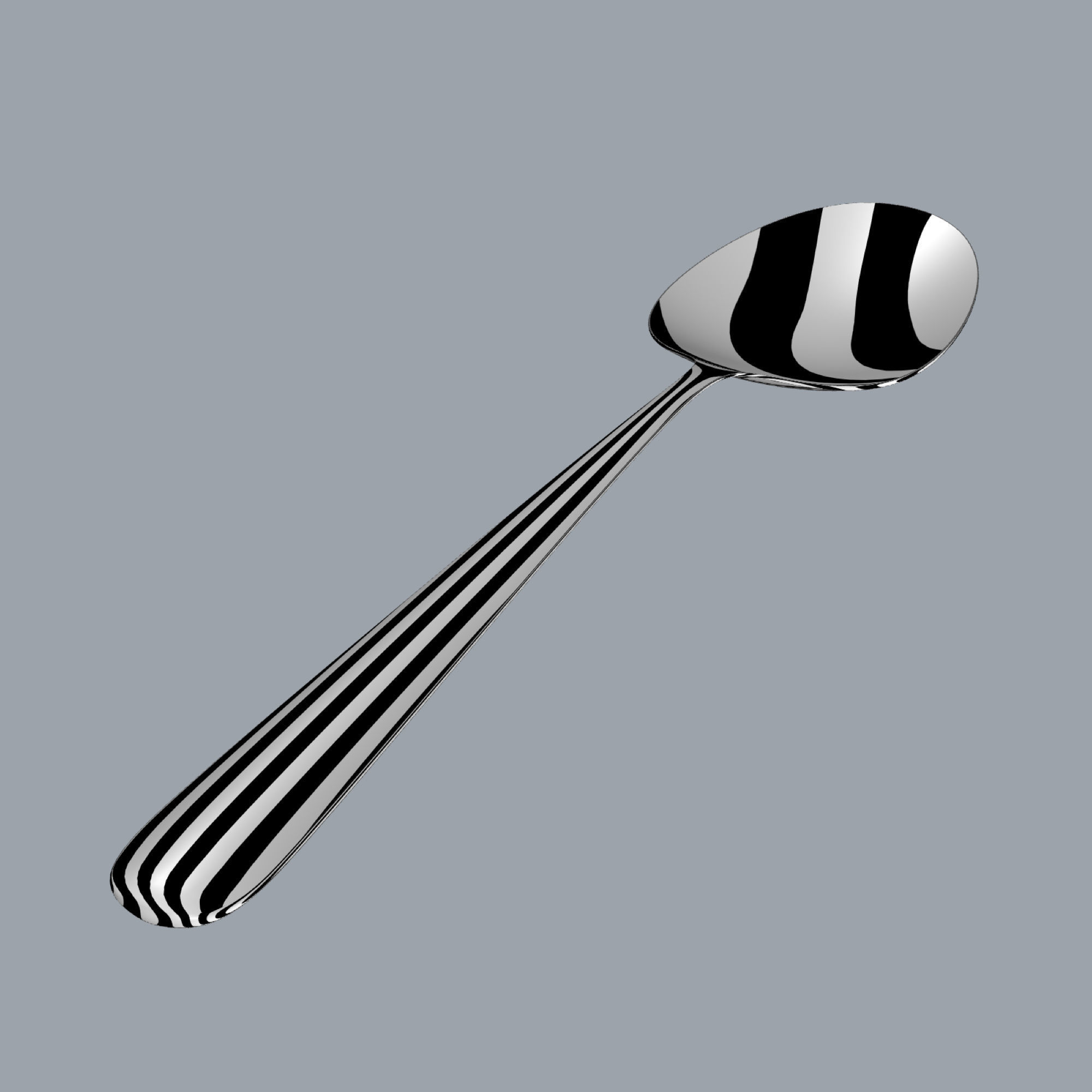 Spoon 3D model_6