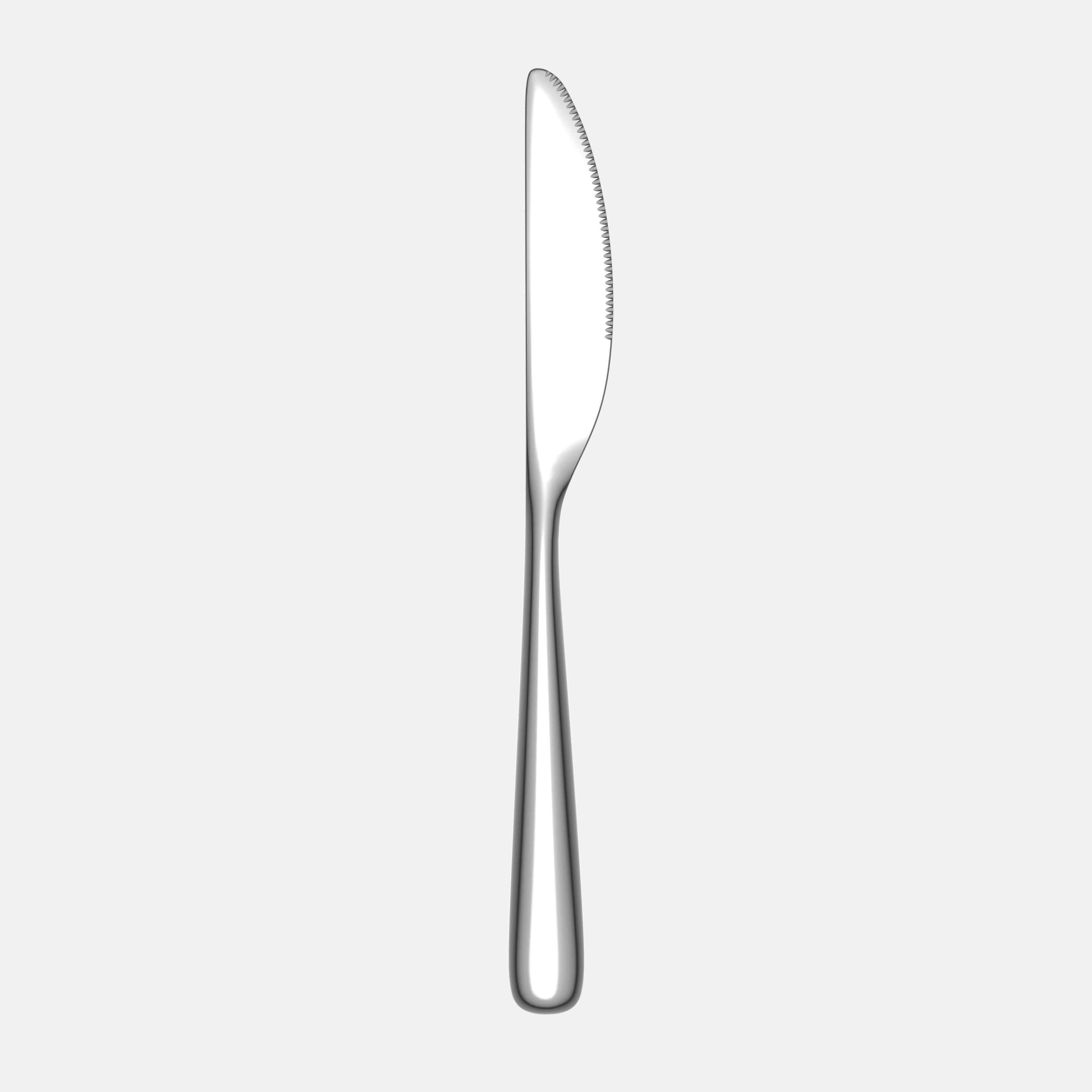 Knife stainless steel fork 3D model_2