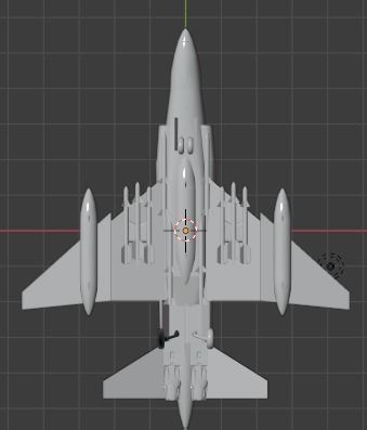 F-4 Phantom II Wannabe 3D model_5