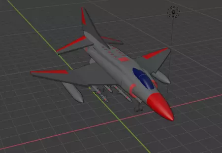 F-4 Phantom II Wannabe 3D model_0