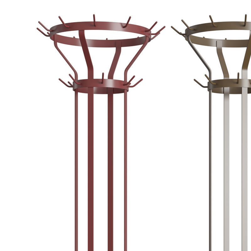 Marcel Coat Stand Floor Standing 3D model_1