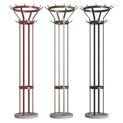 Marcel Coat Stand Floor Standing 3D model