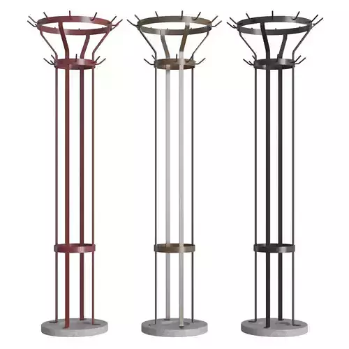 Marcel Coat Stand Floor Standing 3D model