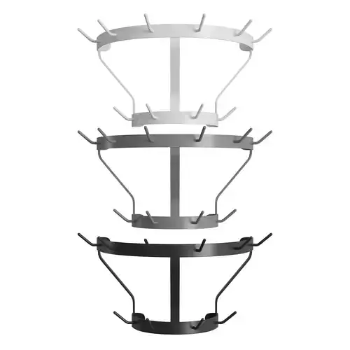 Marcel Coat Rack Wall Mounted 3D model