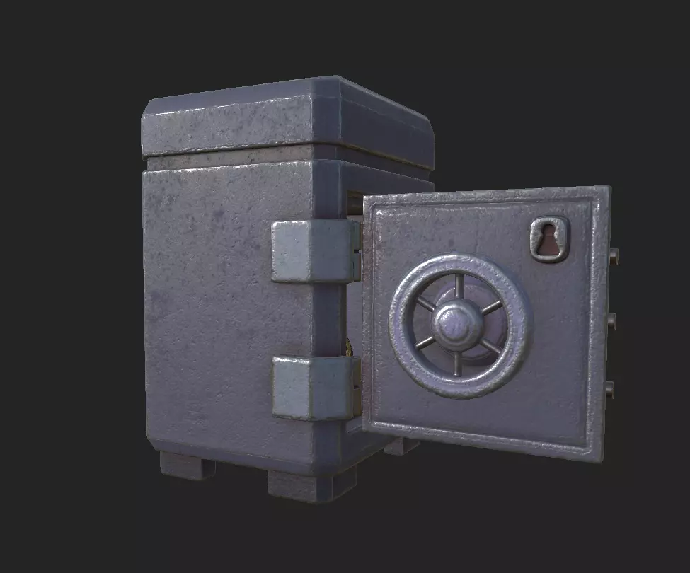 Safe Cartoon 1 Free low-poly 3D model