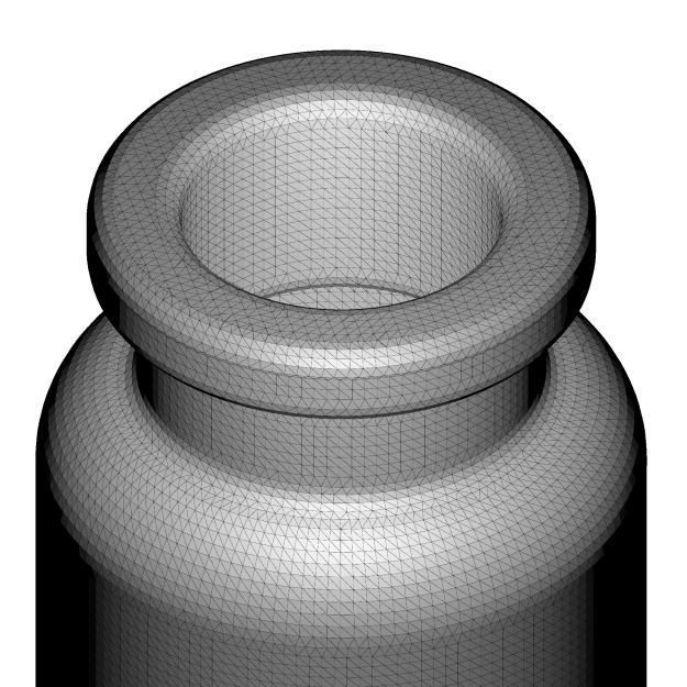 Glass Vial 3D print model_3