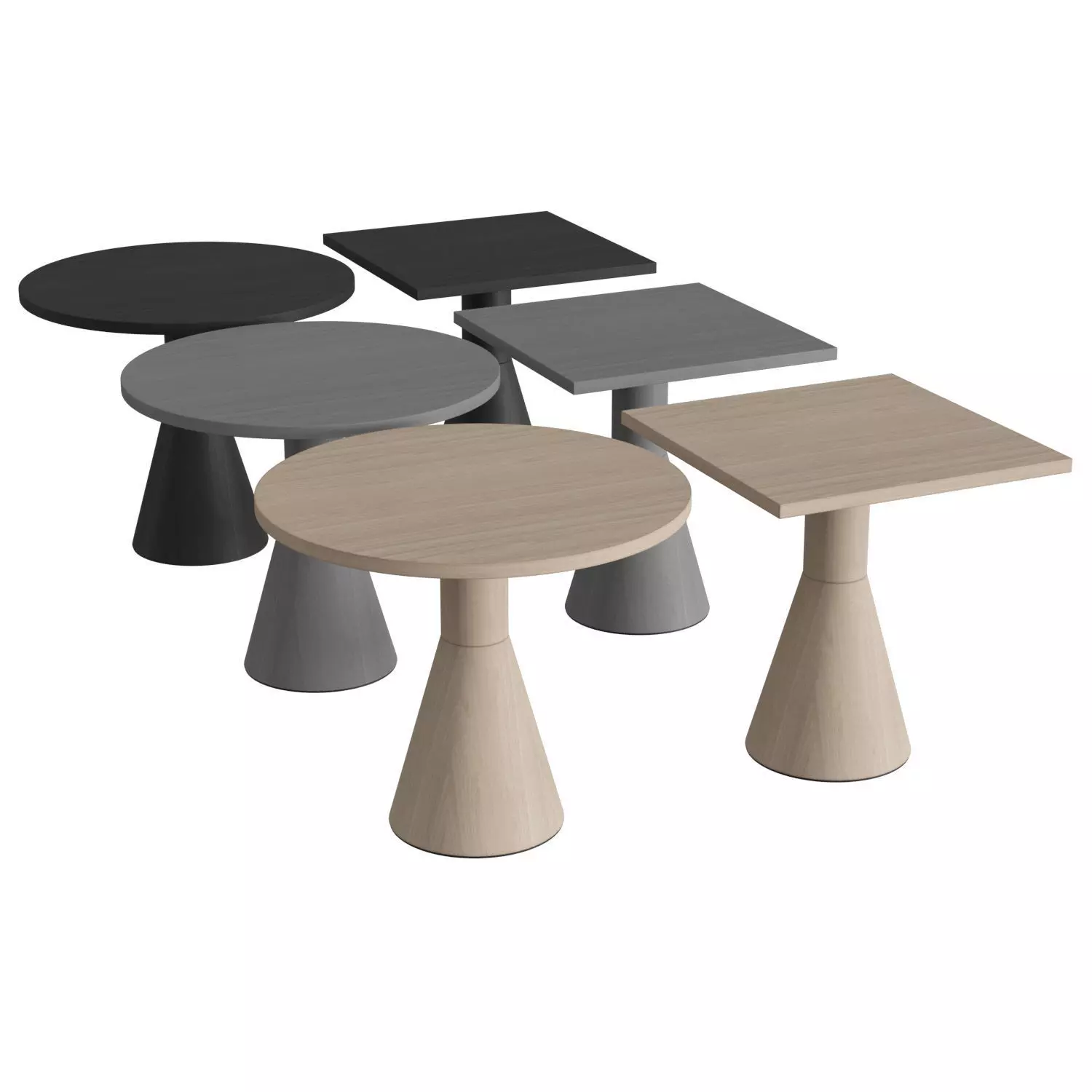 Draft Dining Table 3D model_0