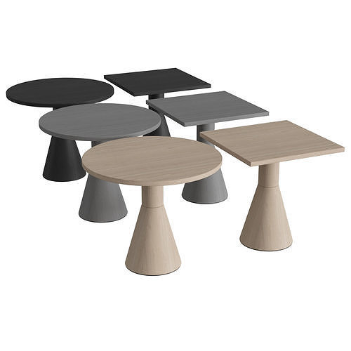 Draft Dining Table 3D model