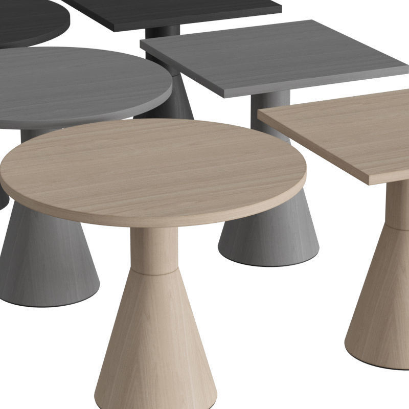 Draft Dining Table 3D model_3
