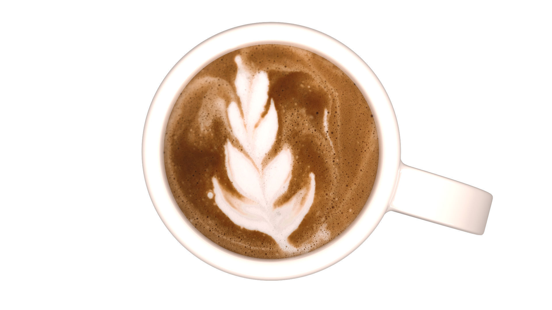 Sparkling Coffee Mug Low-poly 3D model_5