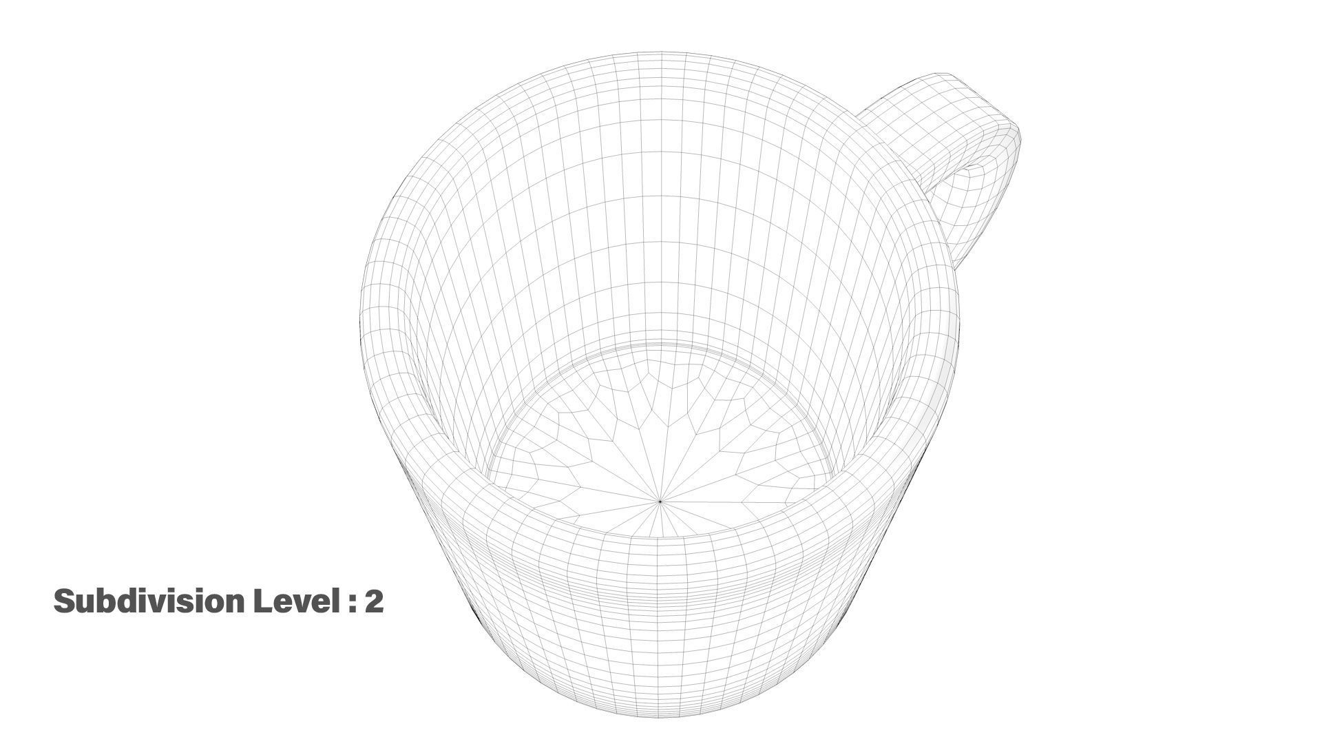 Sparkling Coffee Mug Low-poly 3D model_12