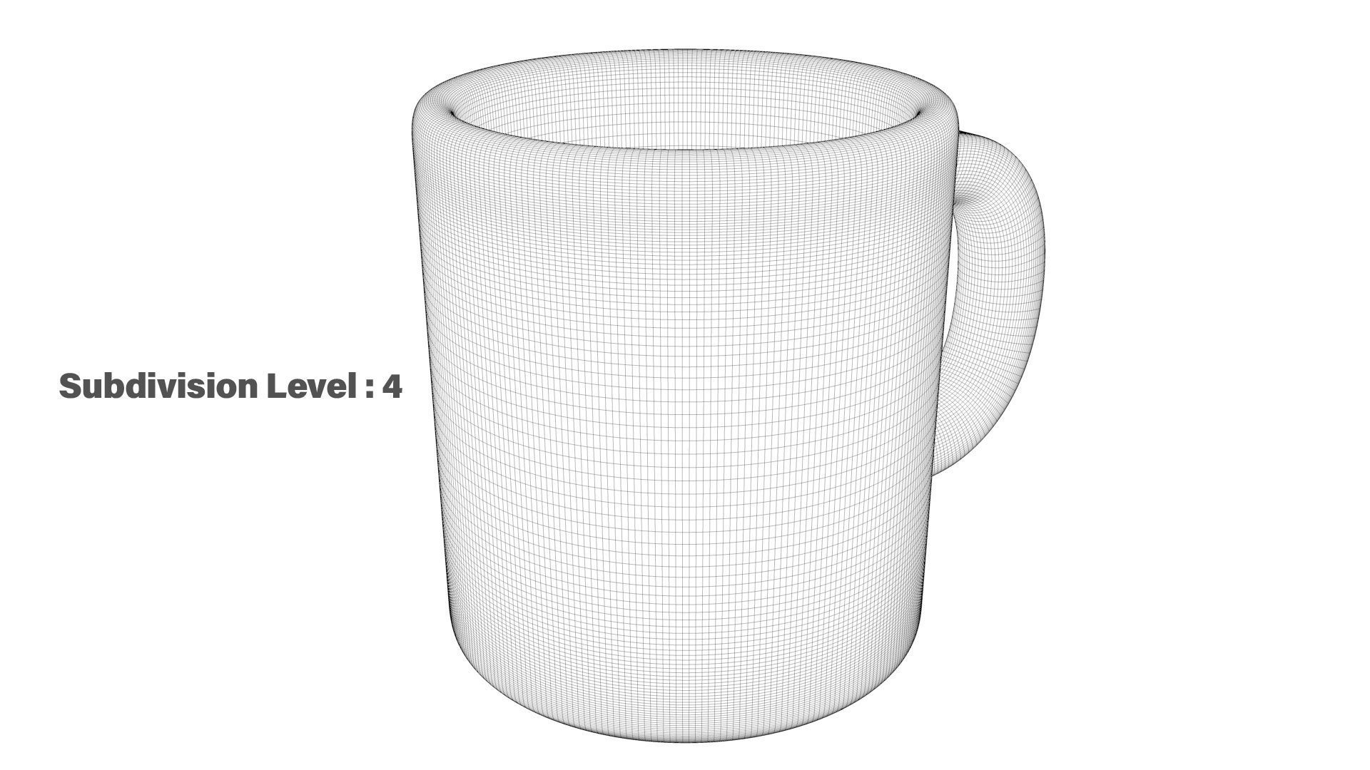 Sparkling Coffee Mug Low-poly 3D model_10