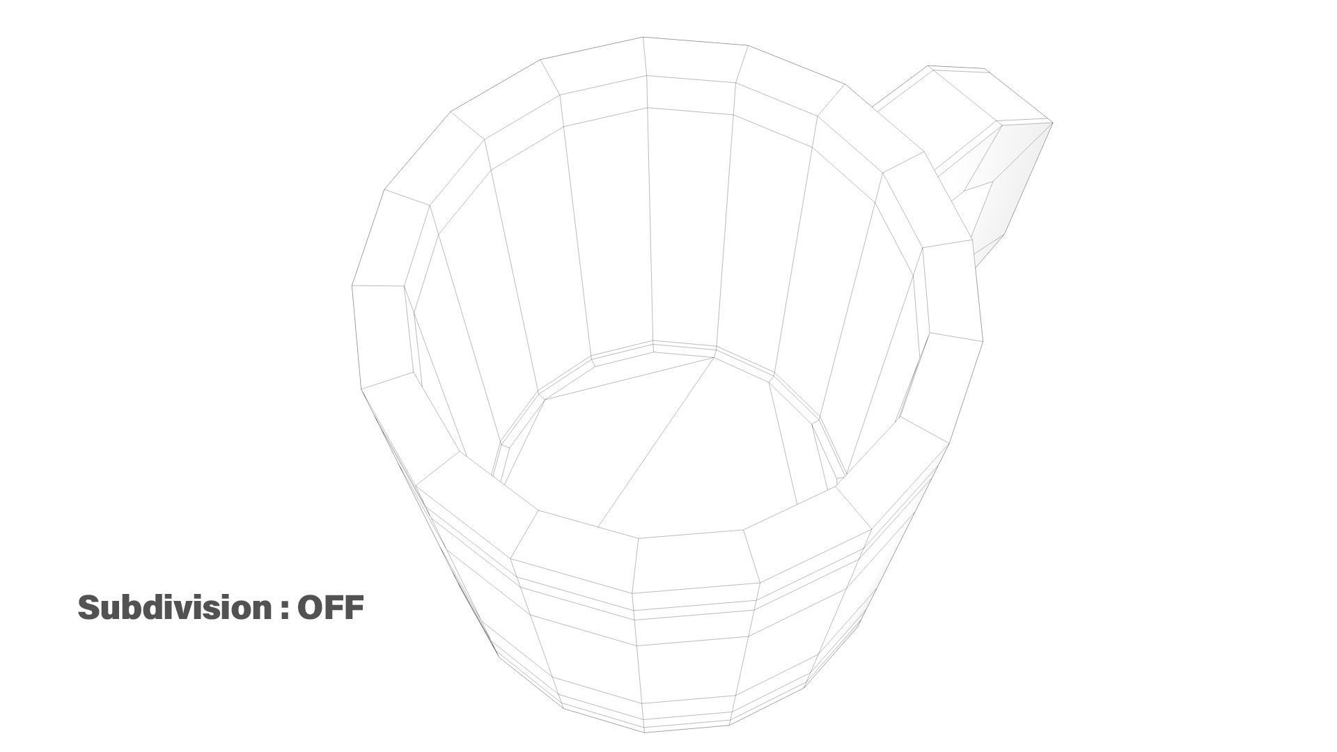 Sparkling Coffee Mug Low-poly 3D model_11