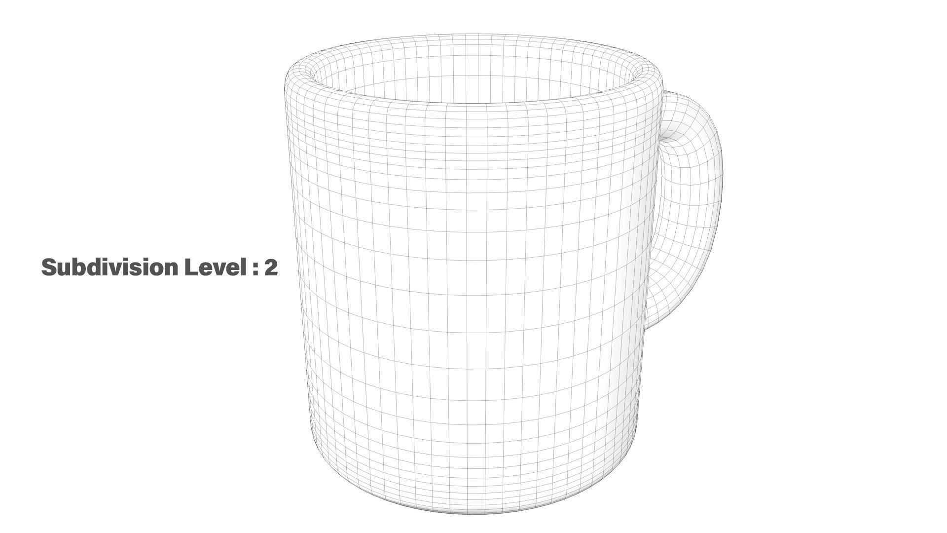 Sparkling Coffee Mug Low-poly 3D model_9