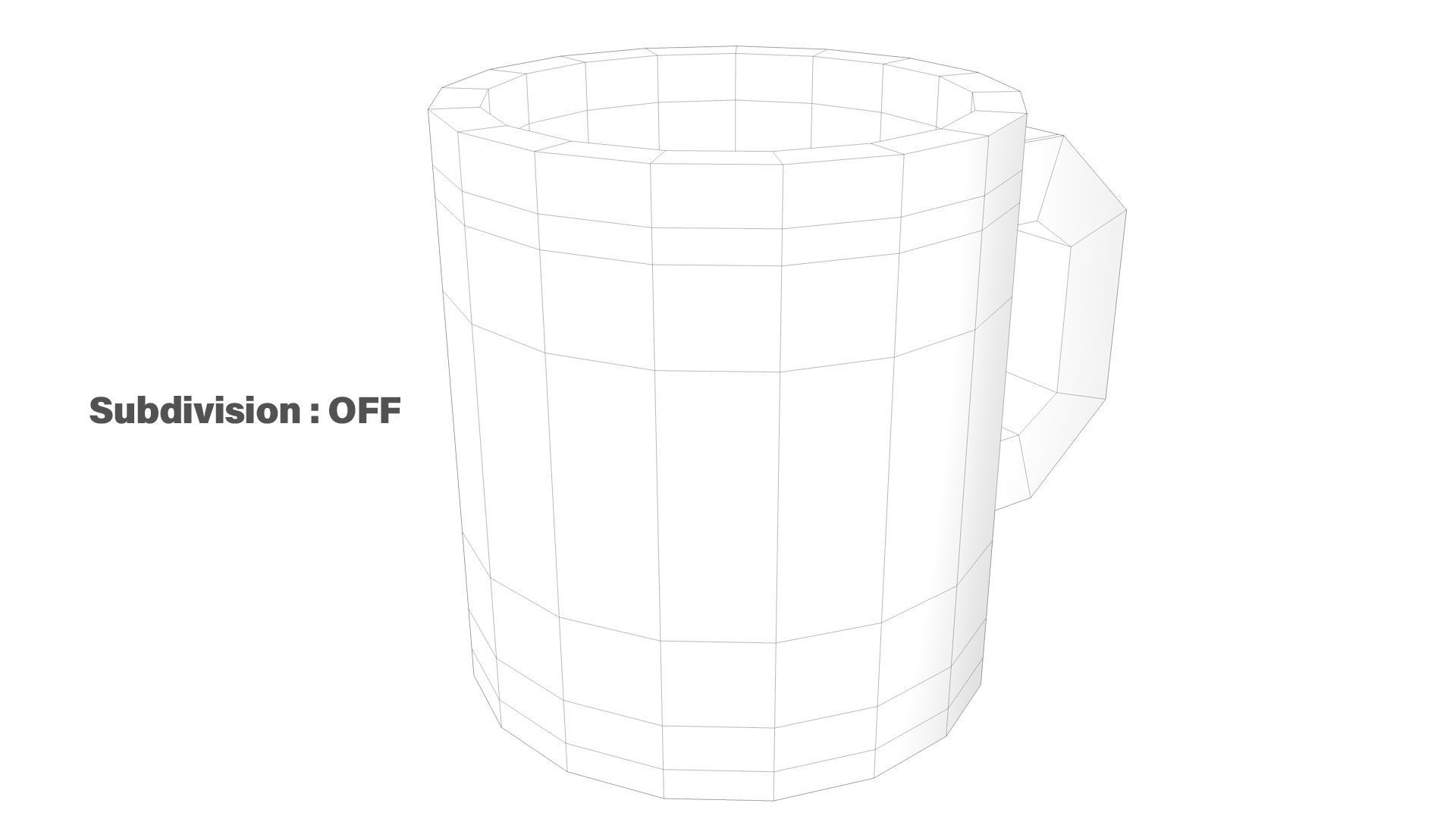 Sparkling Coffee Mug Low-poly 3D model_8