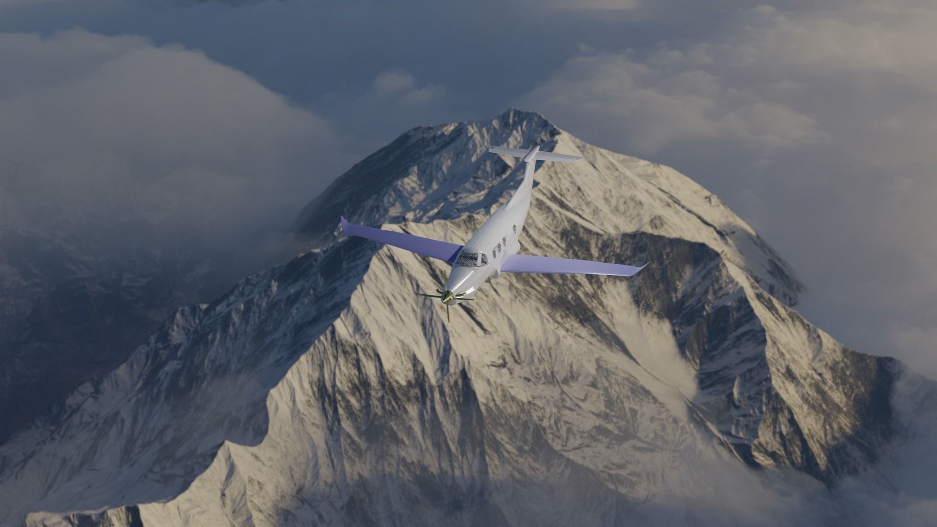 Pilatus PC-12 3D model_3