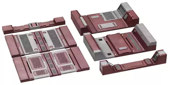 Sci-Fi elements 3 3D model