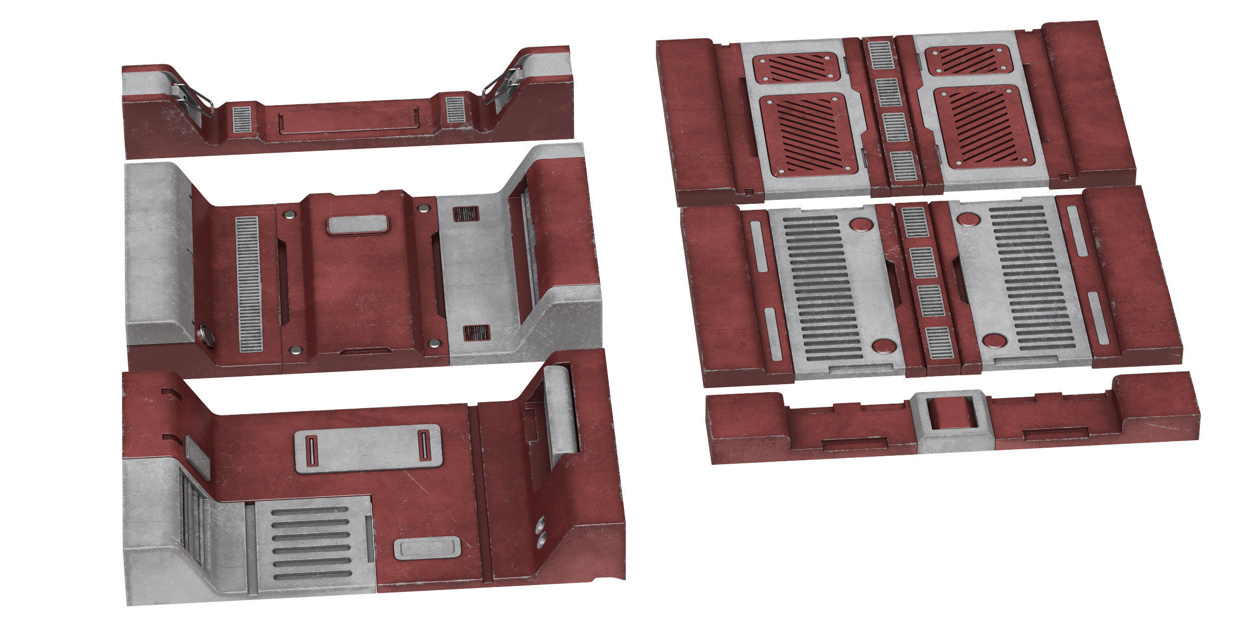 Sci-Fi elements 3 3D model_2