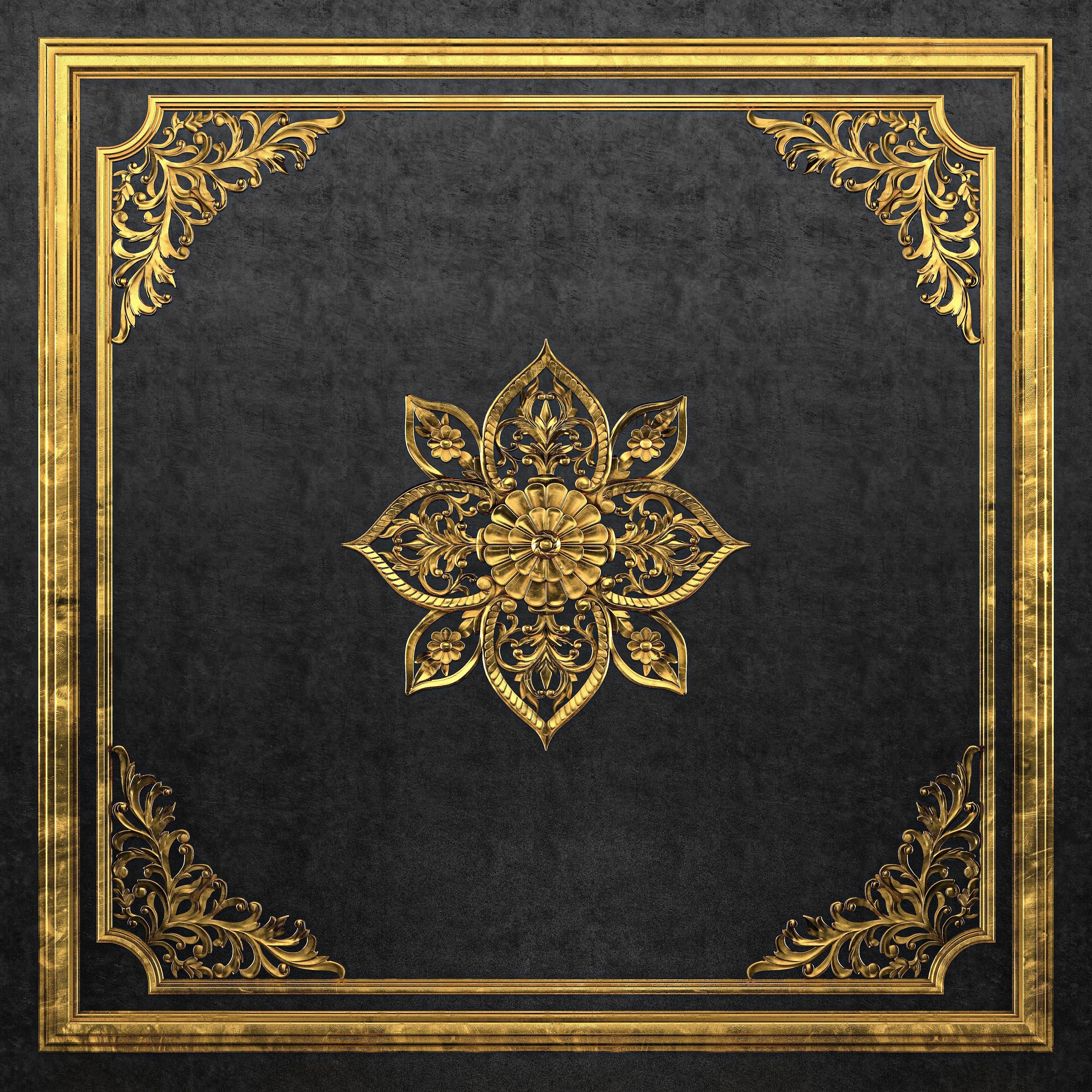 Decorative Frame Ornament - Vol 01 3D model_6