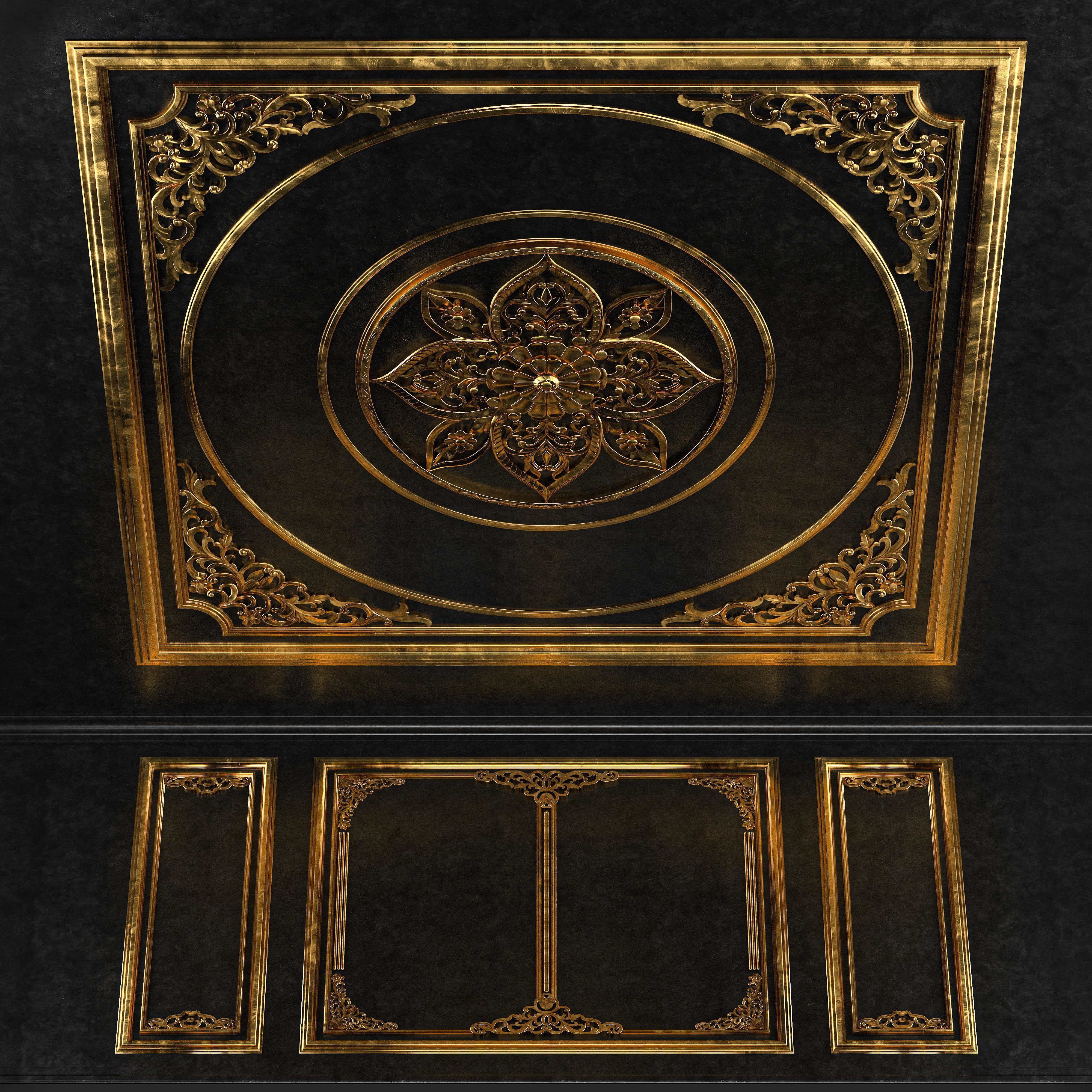 Decorative Frame Ornament - Vol 01 3D model_2