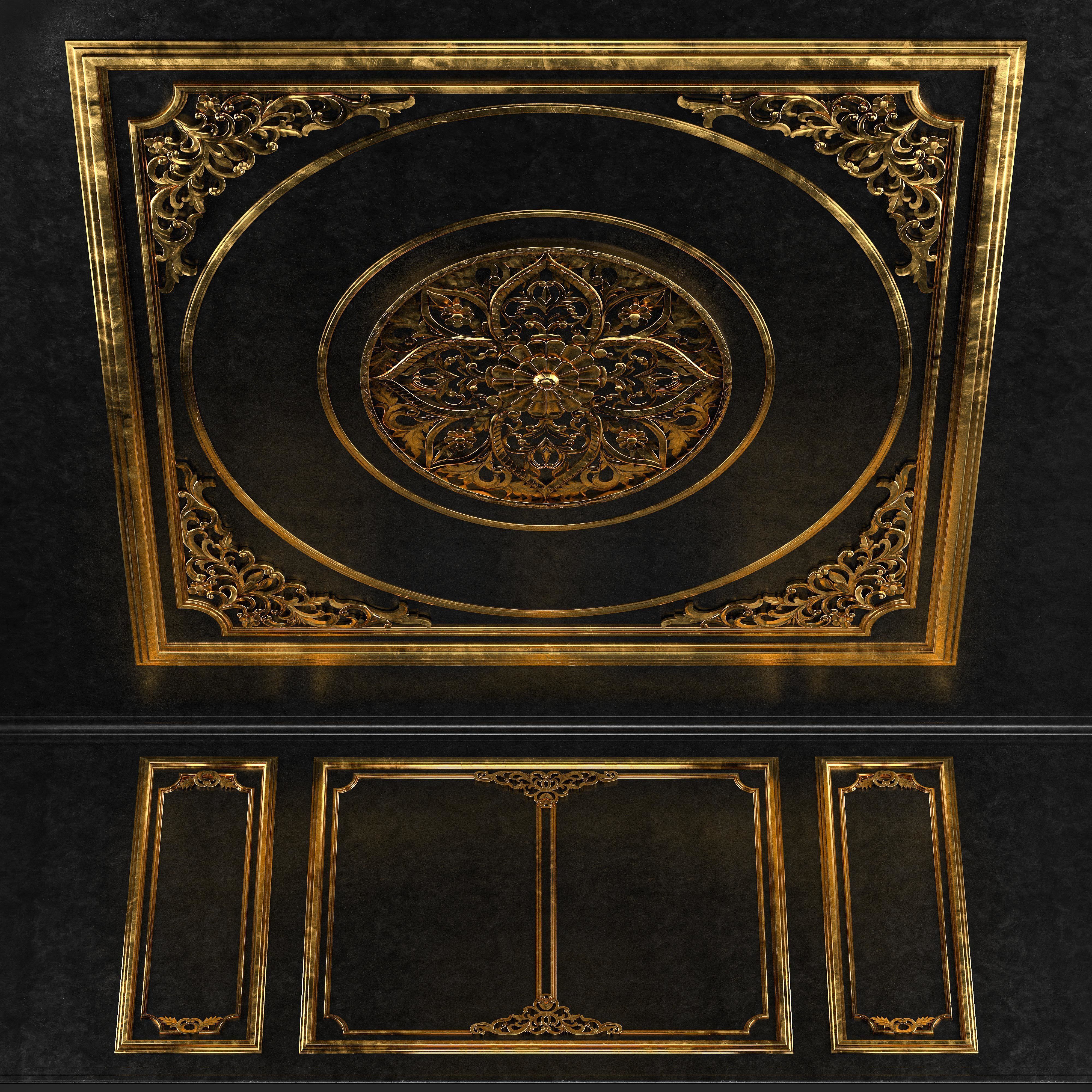 Decorative Frame Ornament - Vol 01 3D model_4