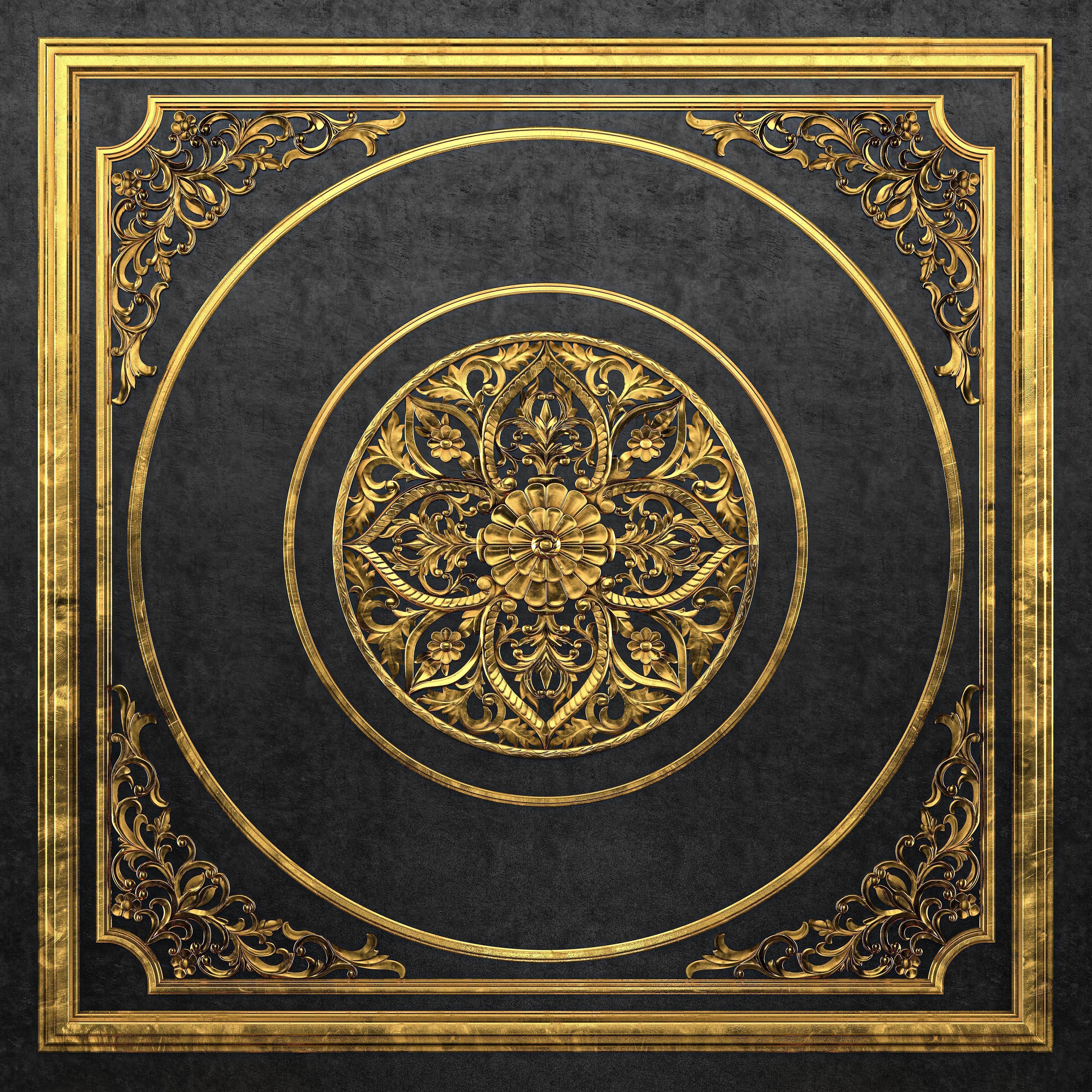 Decorative Frame Ornament - Vol 01 3D model_7