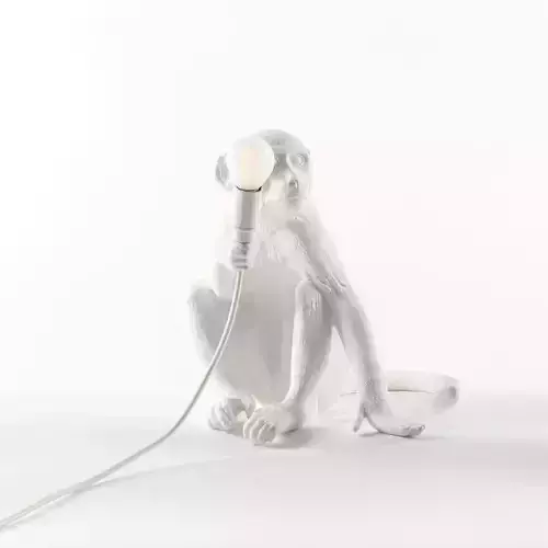 sitting monkey  3D print model