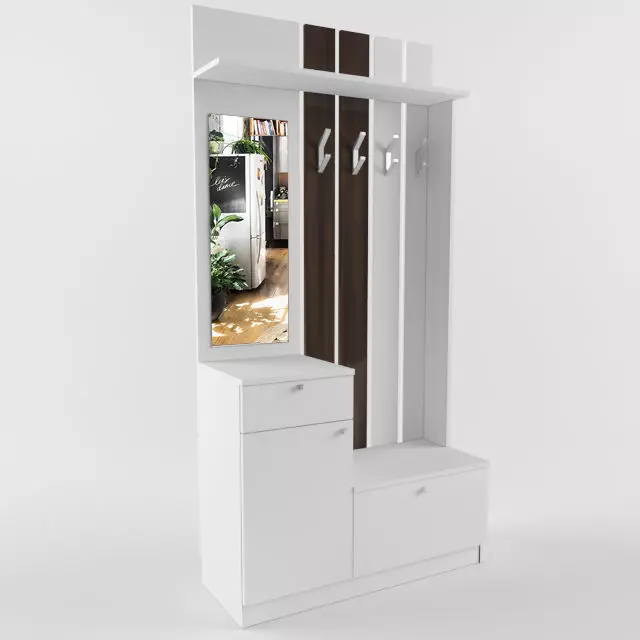 Cupboard with hanger Free 3D model