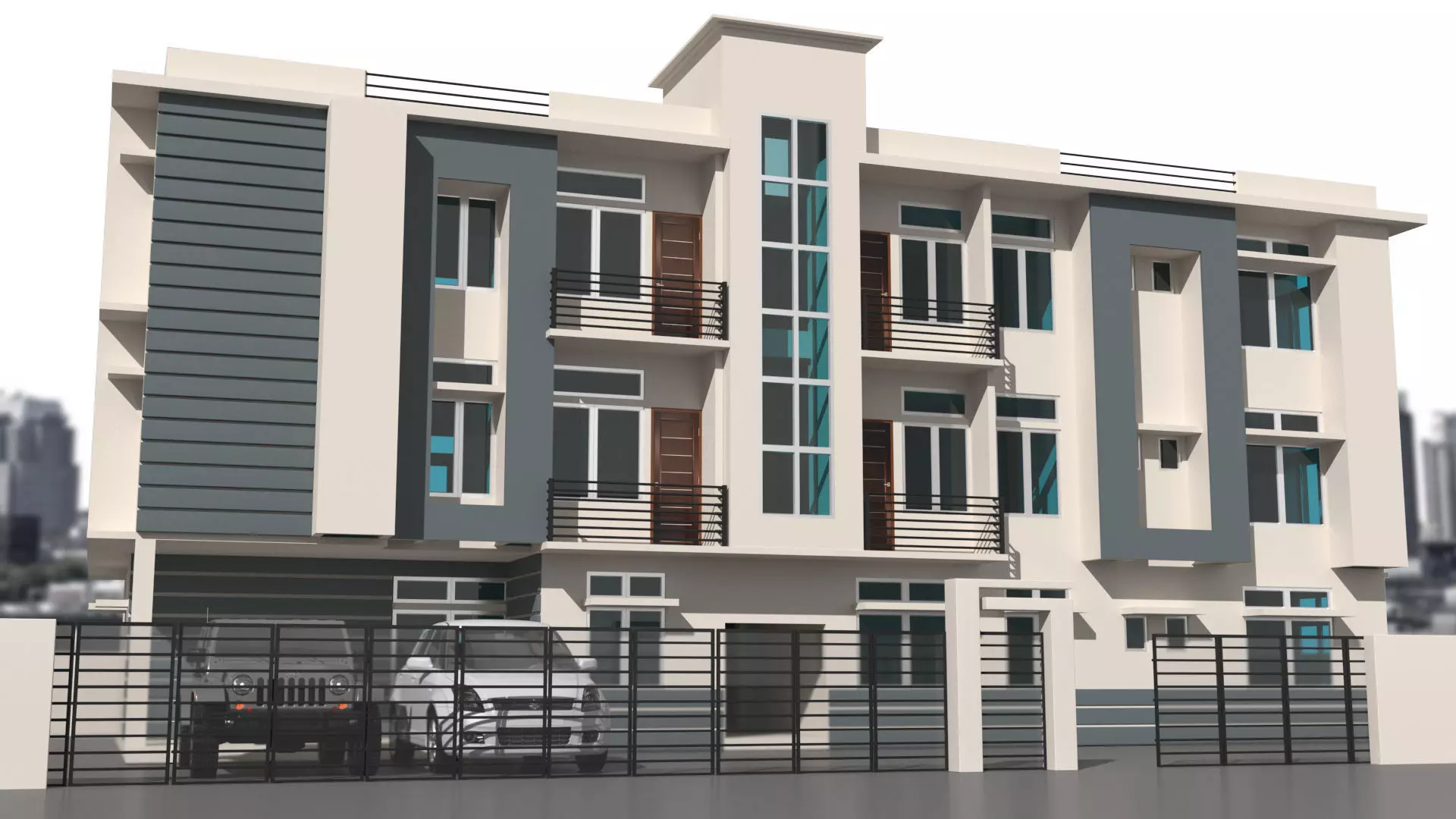 low poly free Gplus2 house model Free 3D model_0