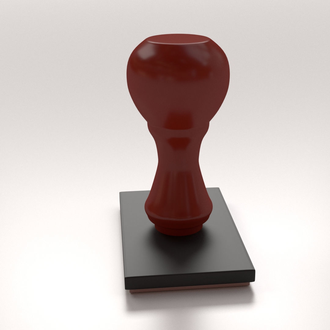 Rubber Stamp 3D model_2