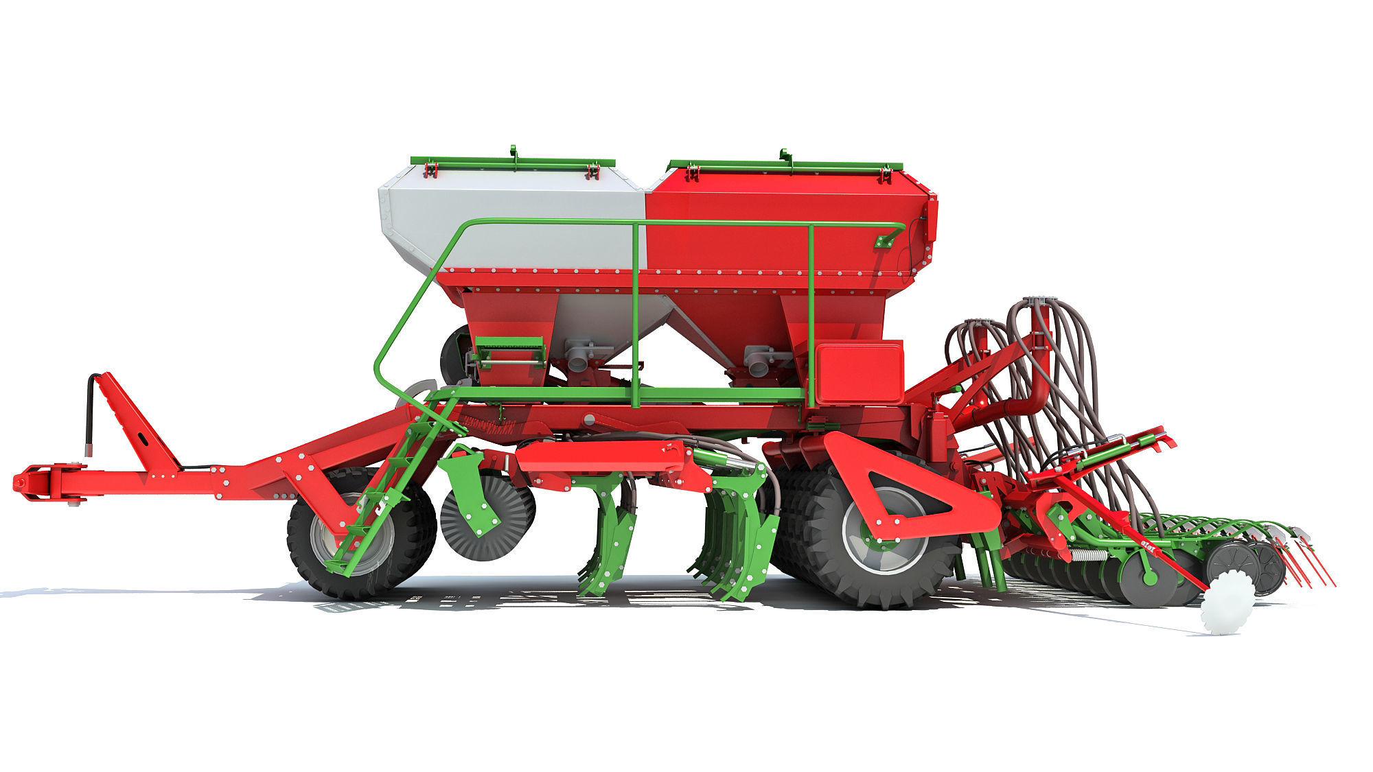 Trailed Planter Seeder 3D model_6