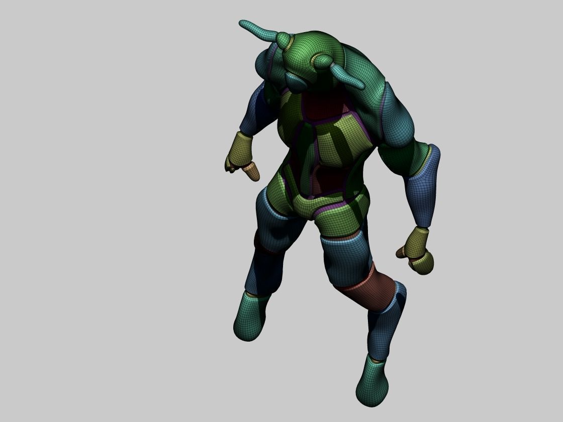Japanese Kaiju inspired zton 3D model_5