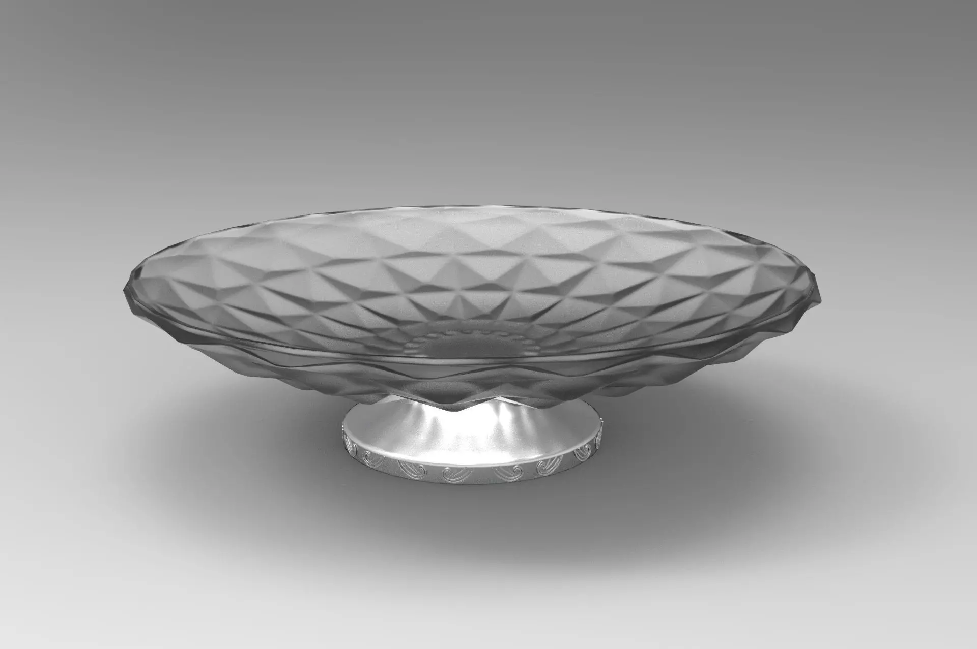 Fruit Plate Low-poly 3D model_0