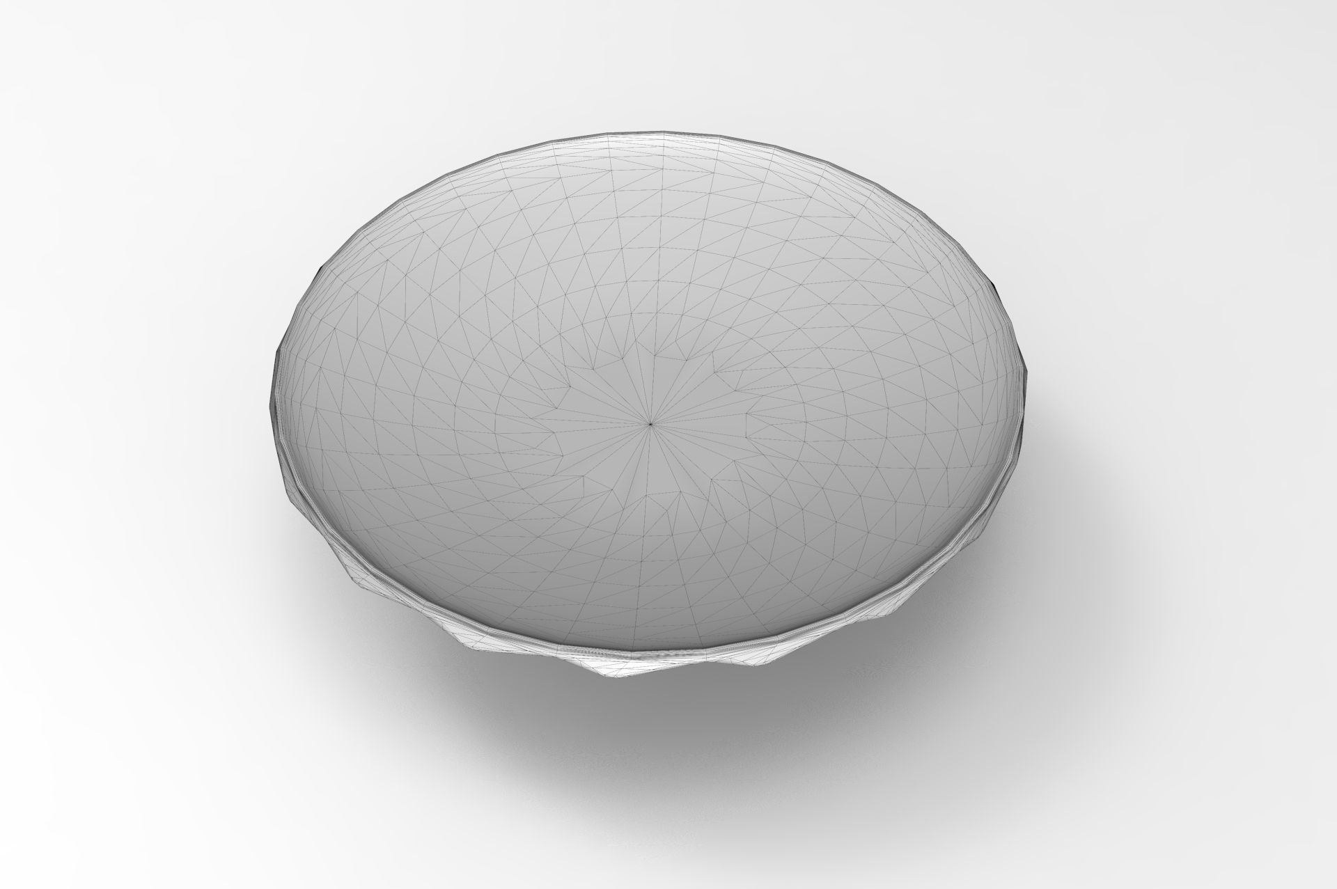 Fruit Plate Low-poly 3D model_5