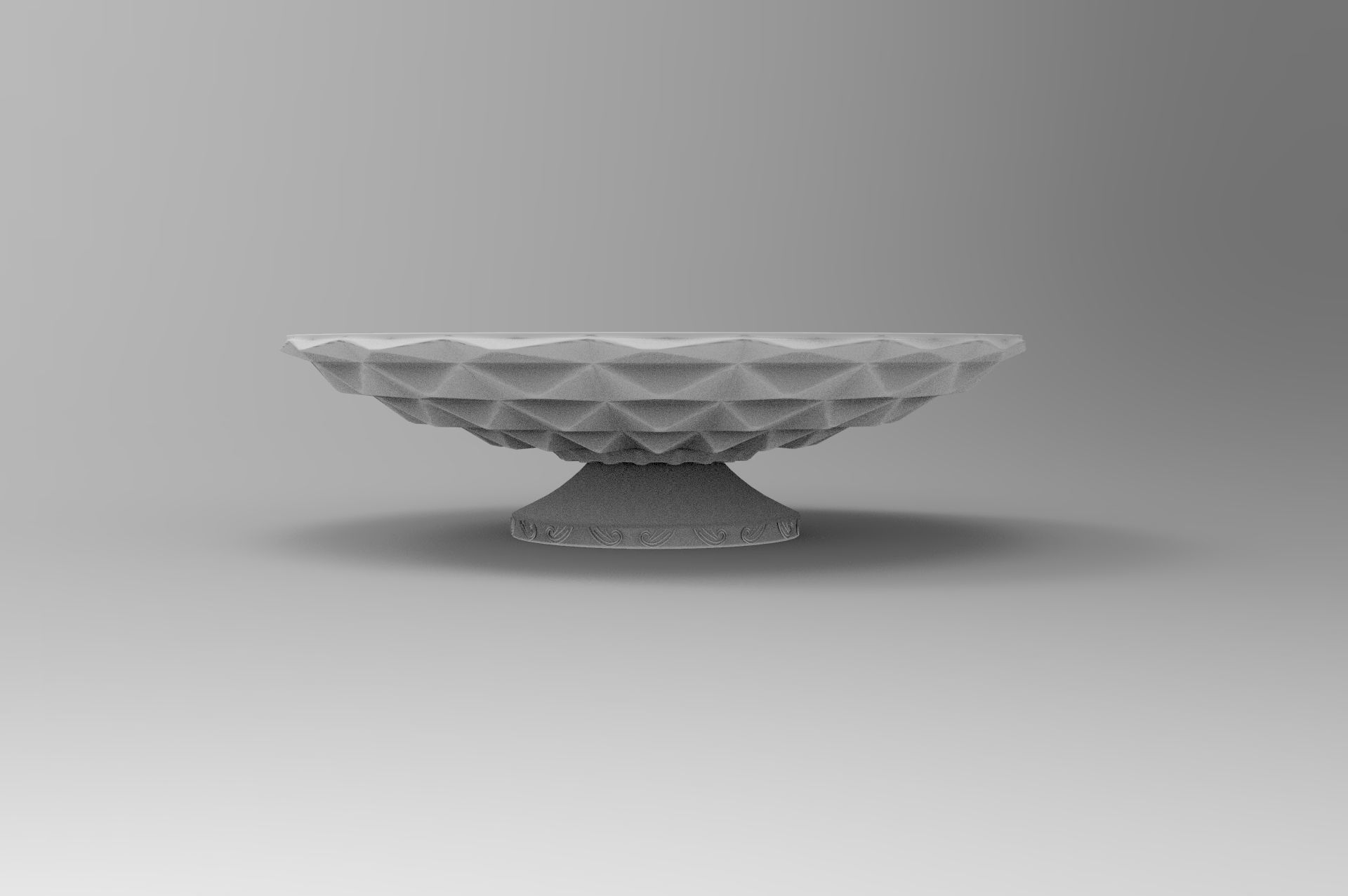 Fruit Plate Low-poly 3D model_6