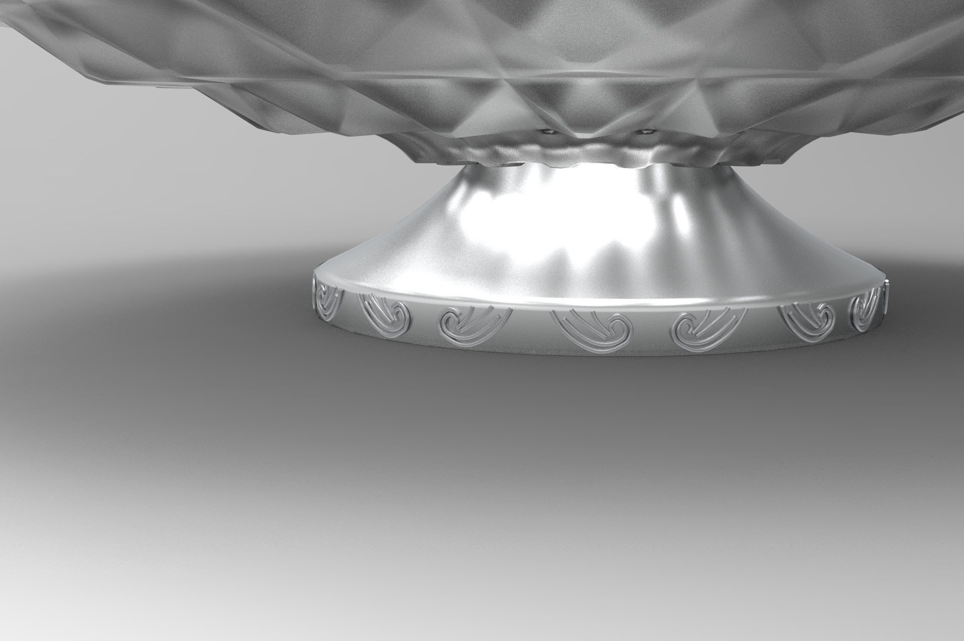 Fruit Plate Low-poly 3D model_3