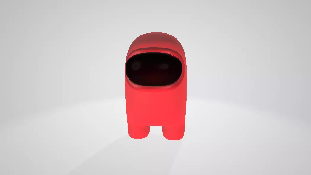 among us 3d model rigged in blender 3D model_0