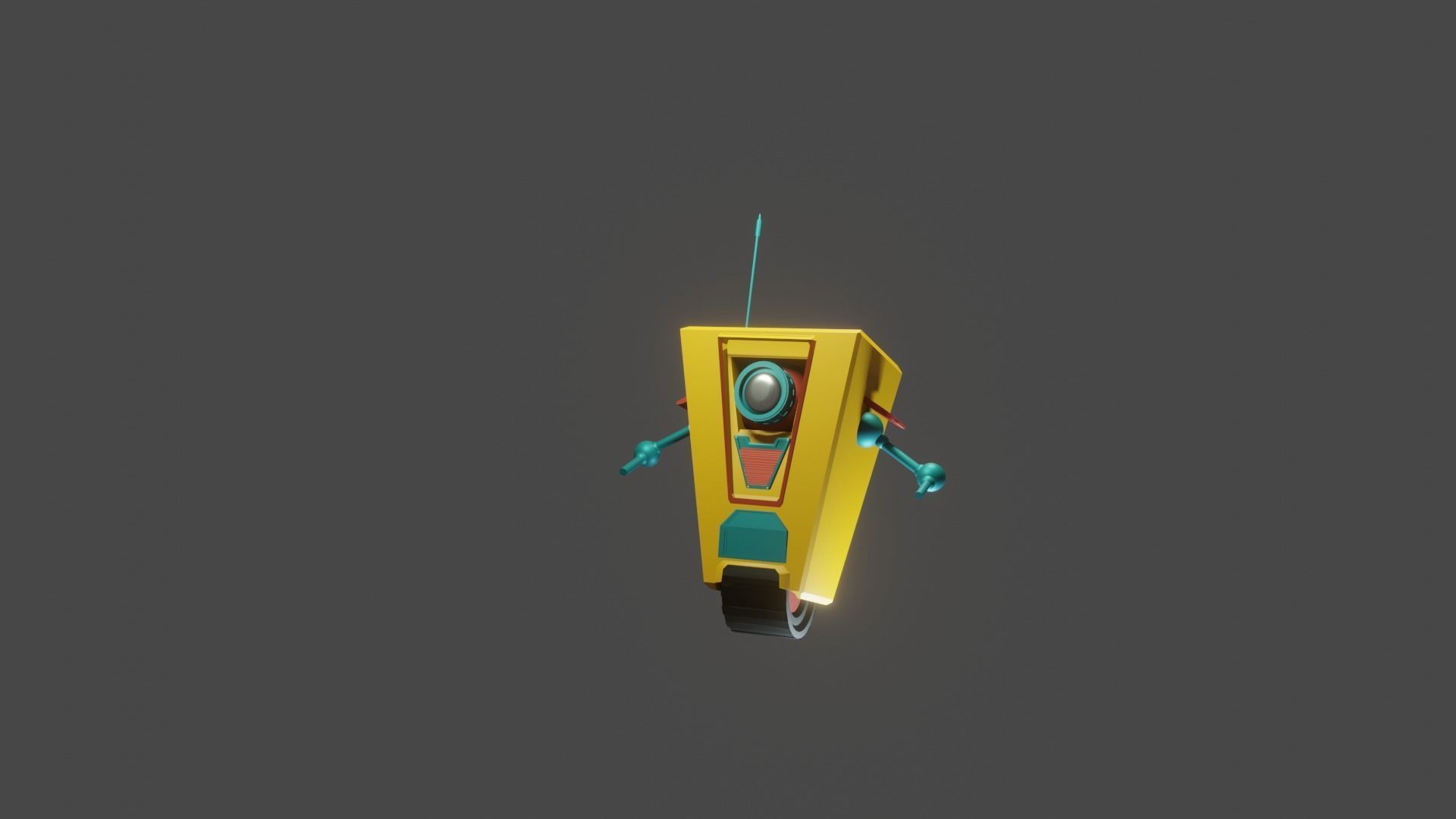 Borderlands Claptrap 3d model NEW YEAR SALE Free 3D model_4
