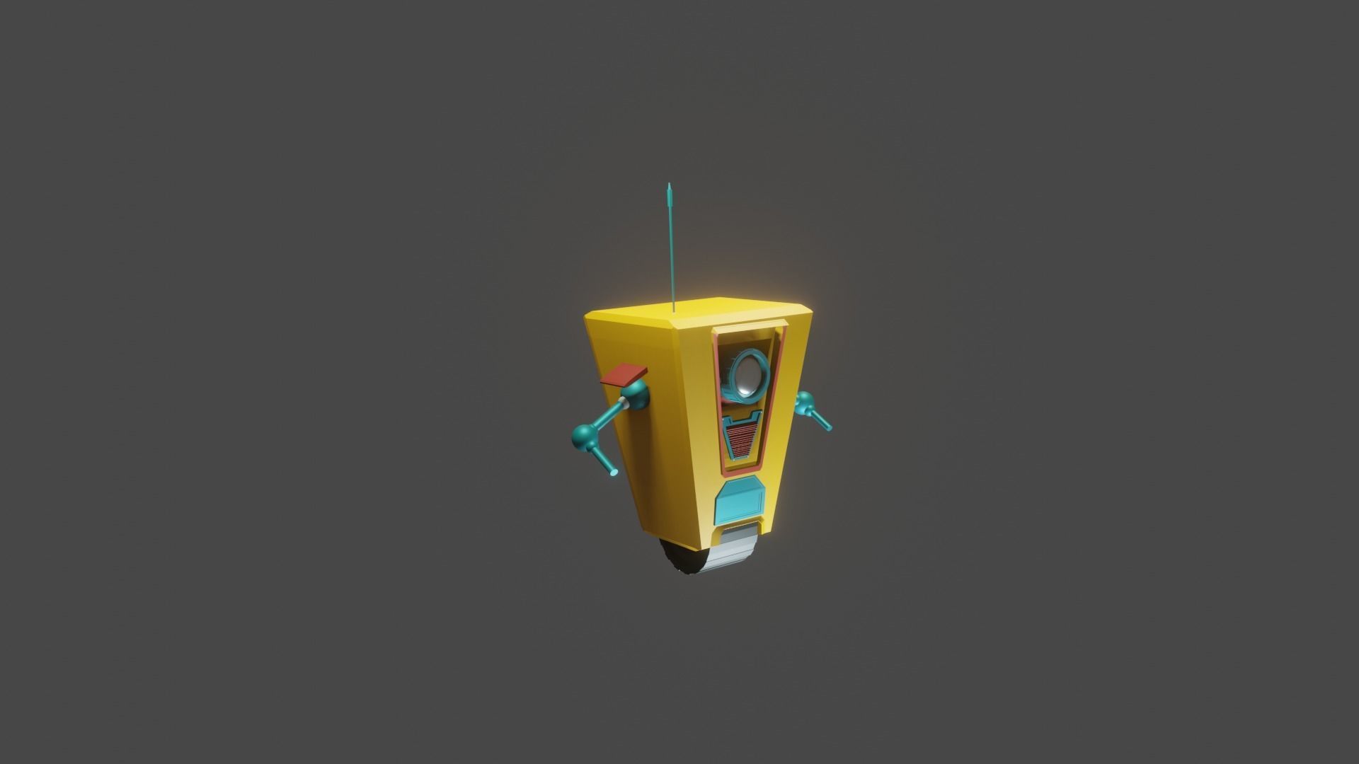 Borderlands Claptrap 3d model NEW YEAR SALE Free 3D model_2