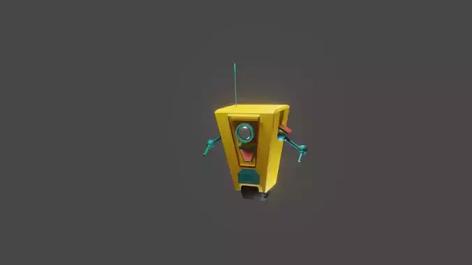 Borderlands Claptrap 3d model NEW YEAR SALE