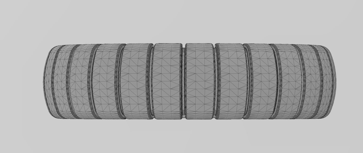 Ribbed large band 3D print model_13