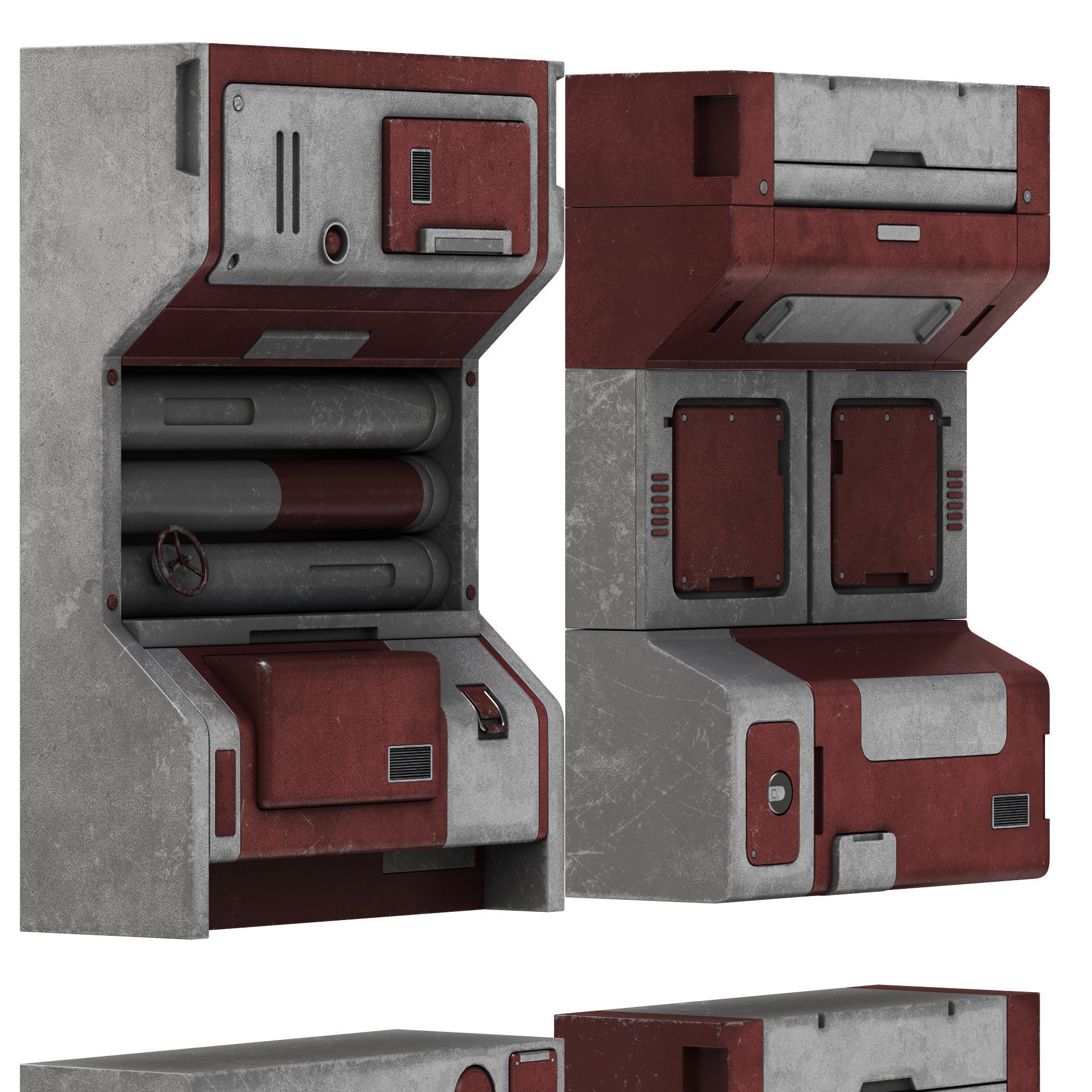 Sci-Fi elements 4 3D model_3