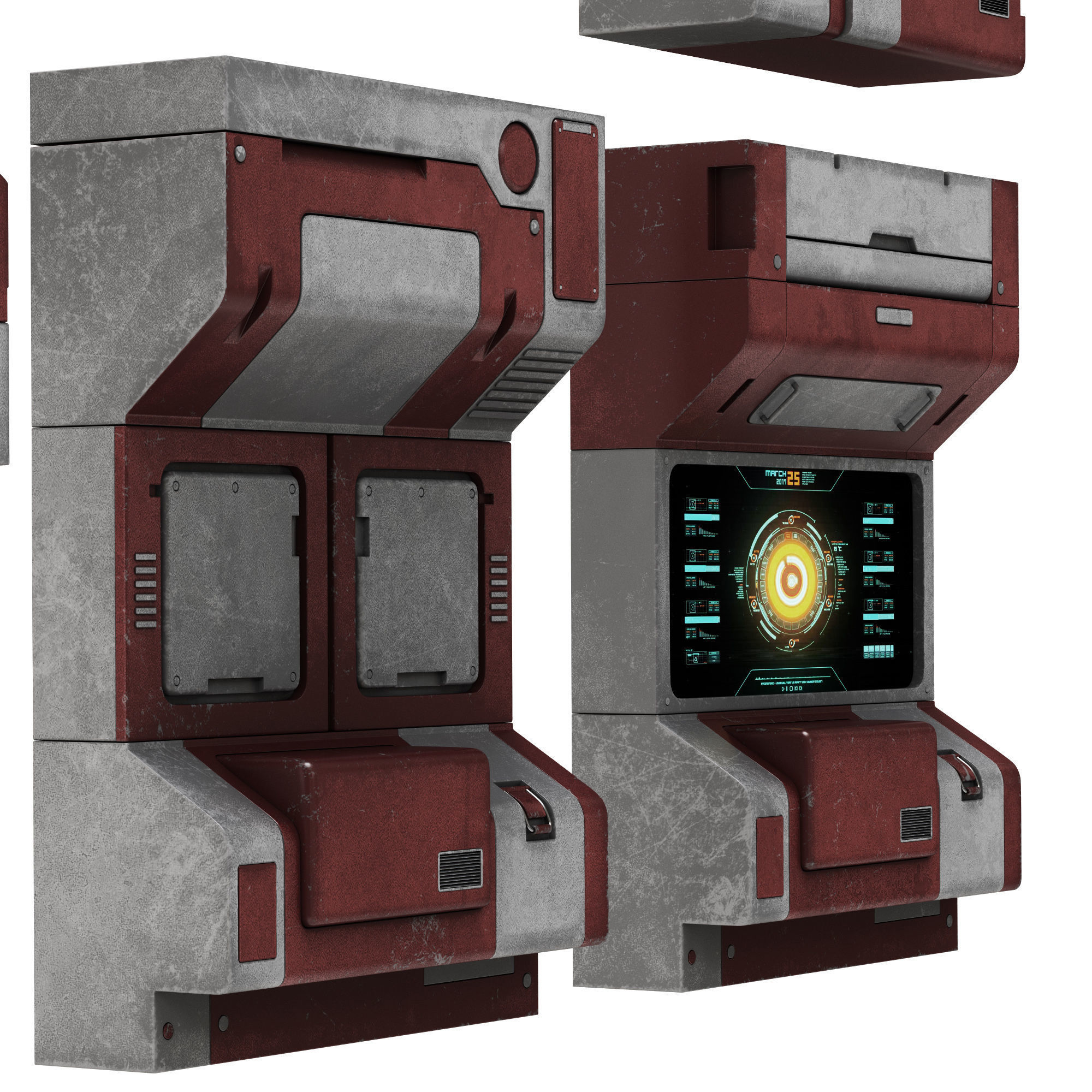 Sci-Fi elements 4 3D model_4