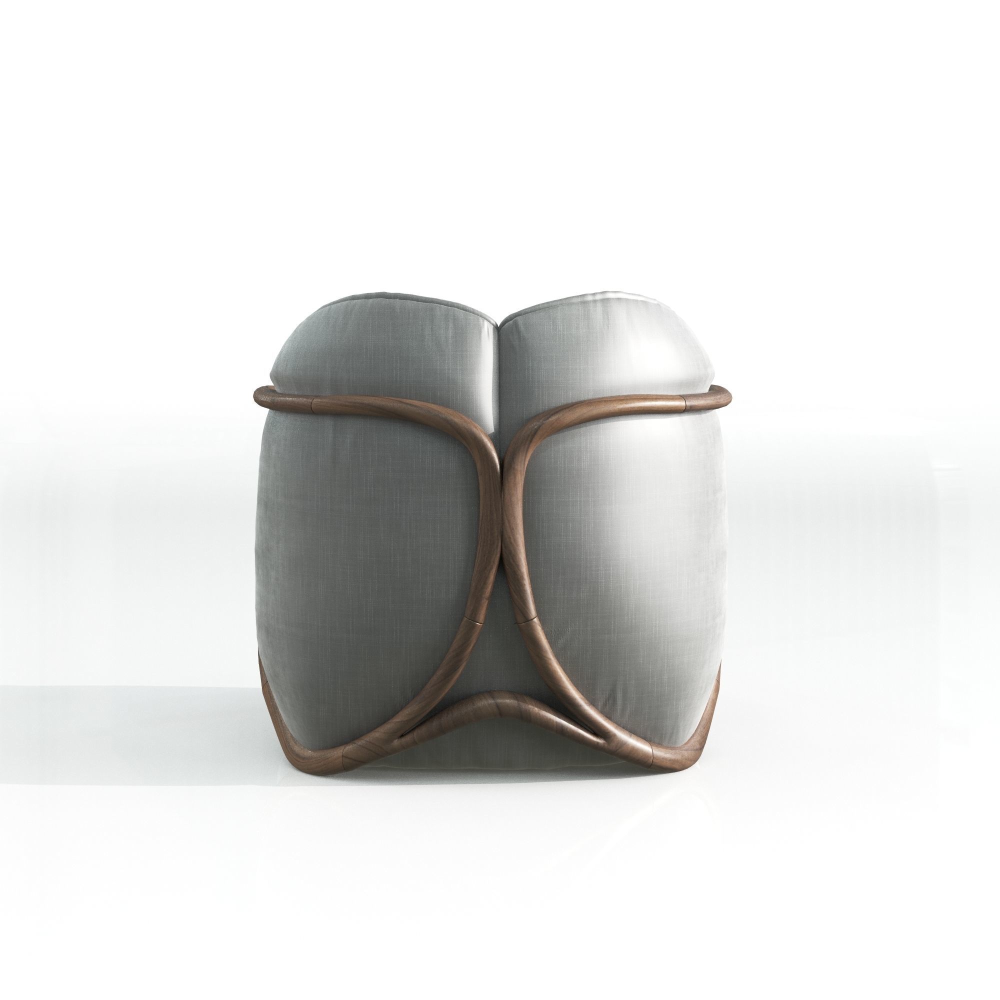 hug armchair  3D model_9