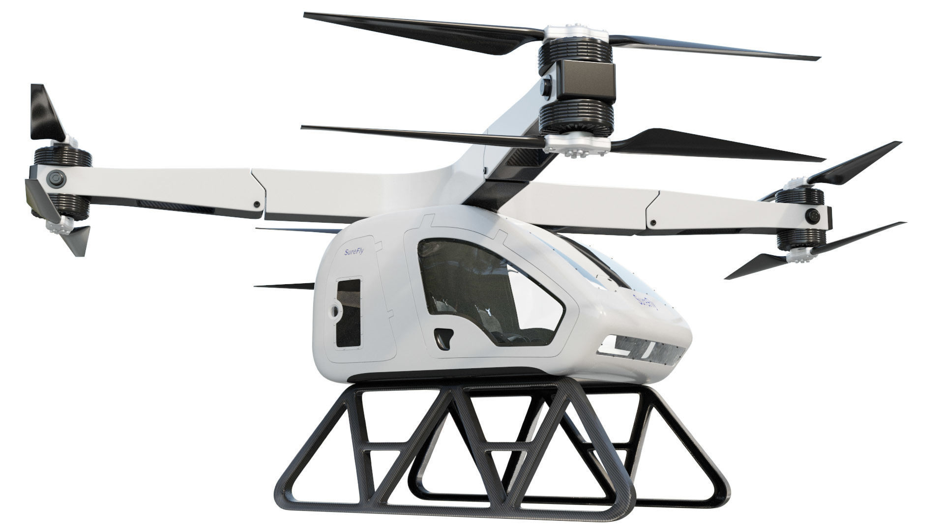 Workhorse Surefly Air Taxi 3D model_6