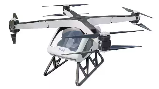 Workhorse Surefly Air Taxi 3D model