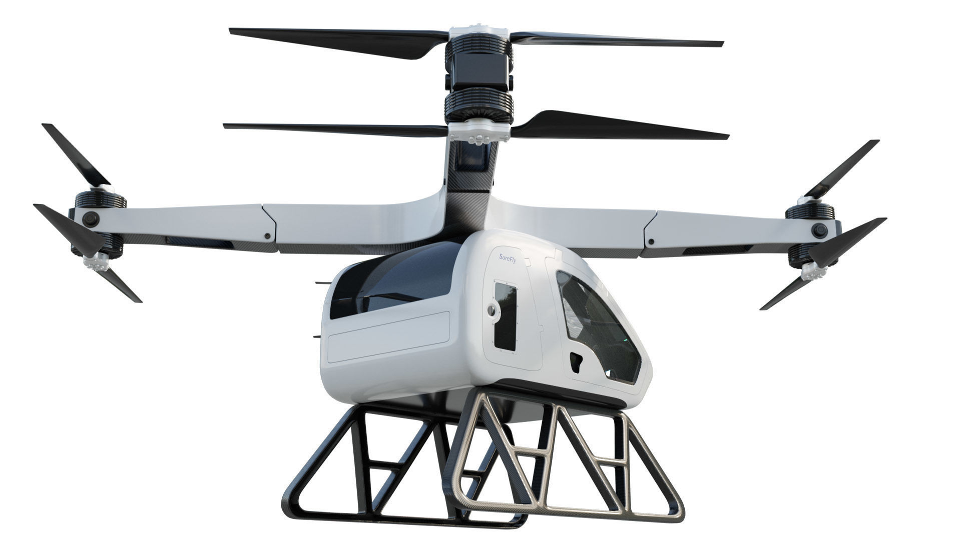 Workhorse Surefly Air Taxi 3D model_5