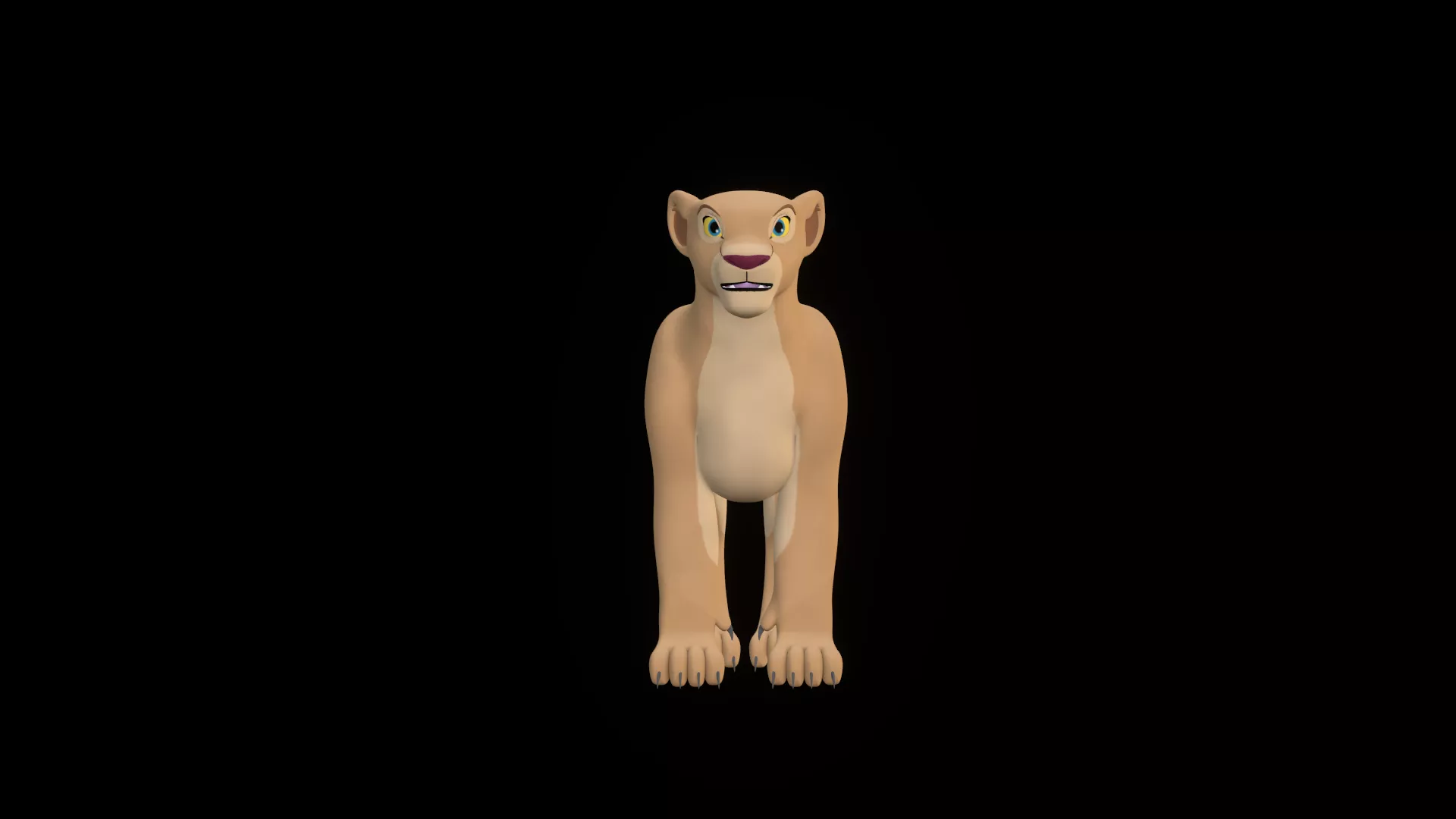 Nala the Lioness 3D model
